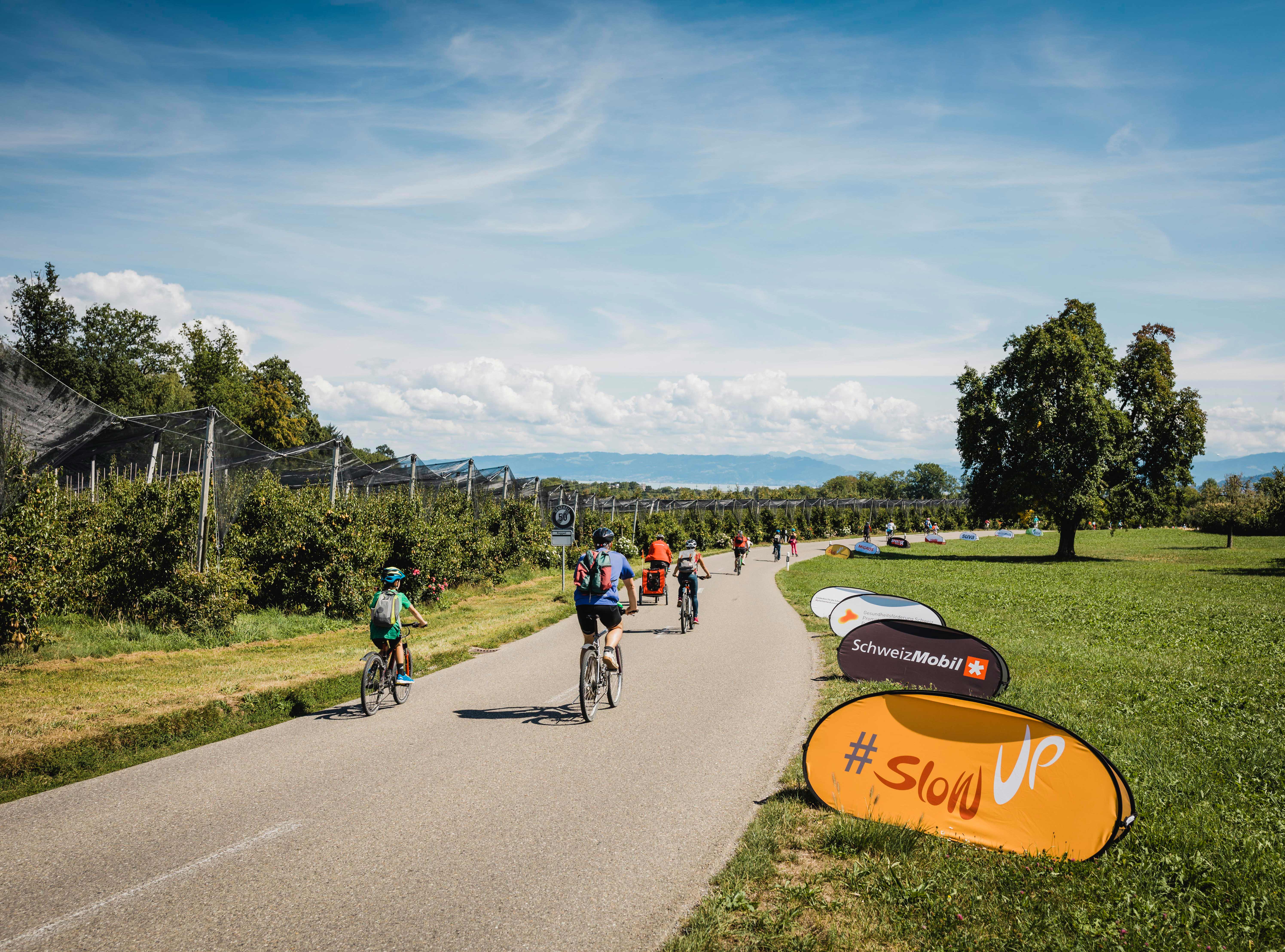 slowUp Bodensee Schweiz