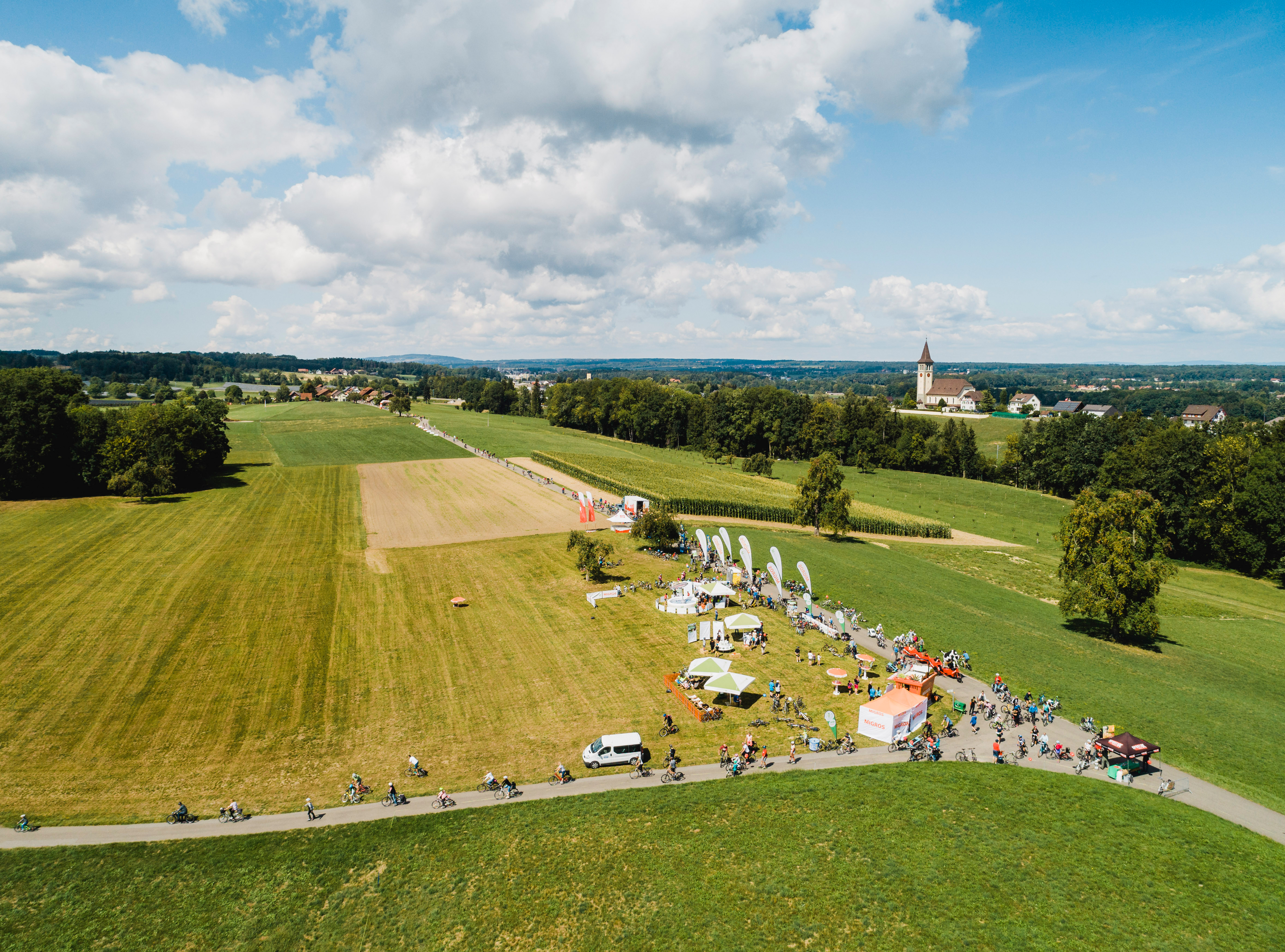 Strecke slowUp Bodensee